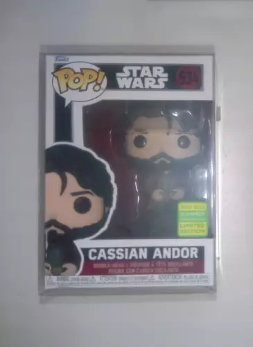 Funko Pop! Star Wars CASSIAN ANDOR #534 2022 Summer Con LE + Protector
