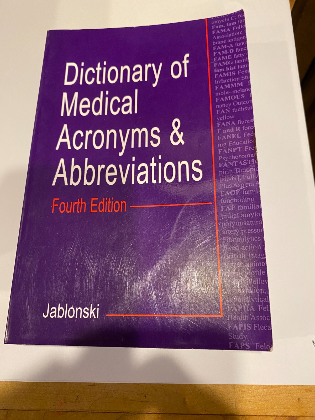 Dictionary of Medical Acronyms & Abbreviations by Stanley Jablonski