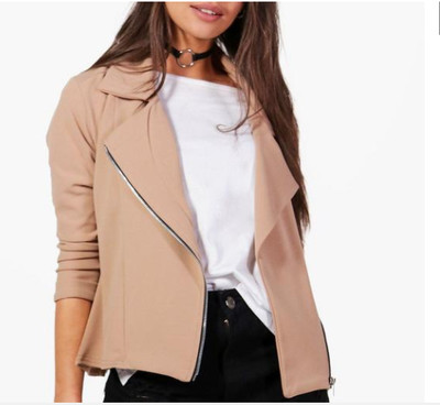 boohoo camel coat