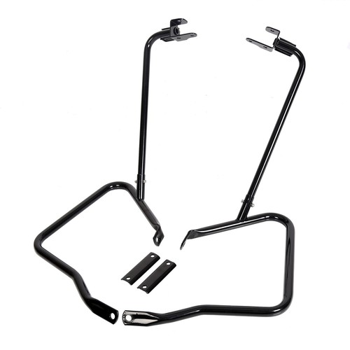 Rear Saddlebag Bags Bracket Guard Crash Bar For Harley CVO Road Glide 2014-2024 - Picture 3 of 9