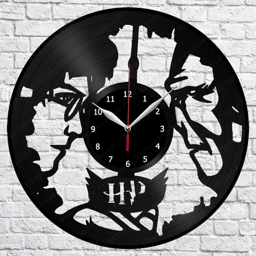 Harry Potter Vinyl Record Wall Clock Fan Art Vinyl clock Wall Decor 161