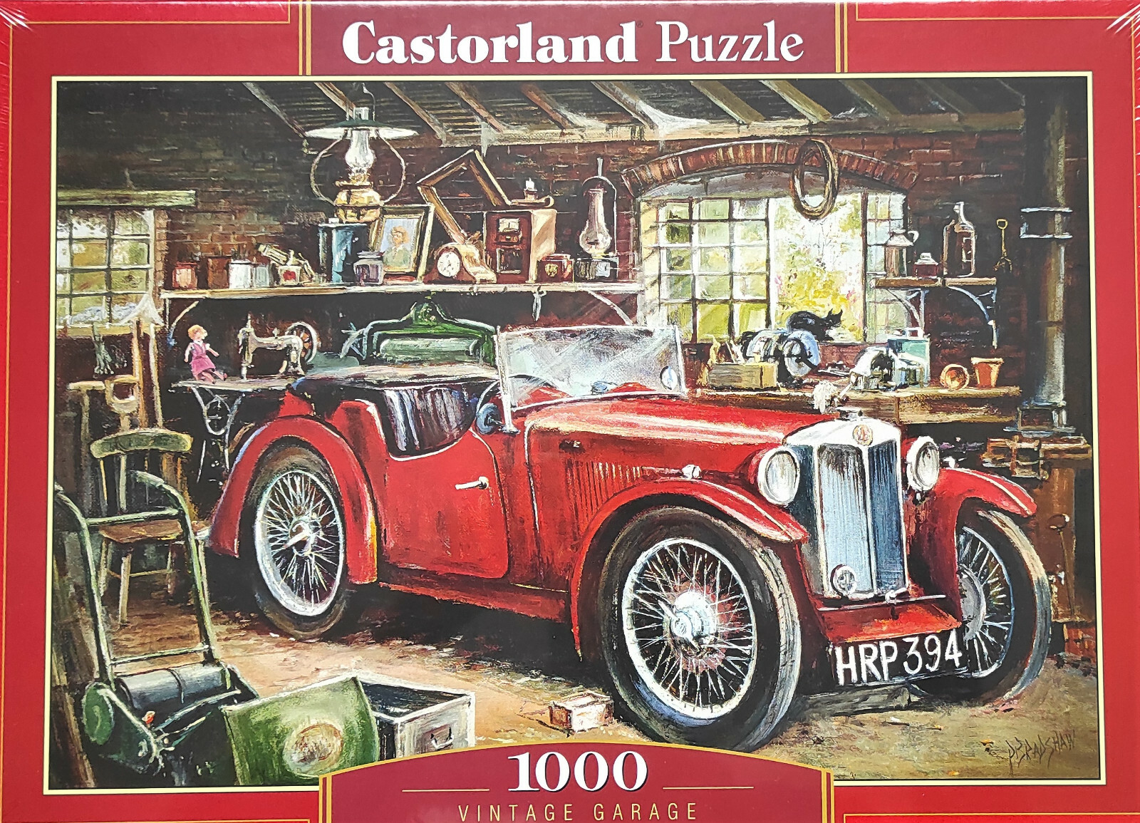 PUZZLE VINTAGE GARAGE 1000 PIECE CASTORLAND 5904438104574 eBay