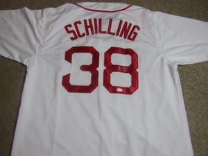 curt schilling autographed jersey
