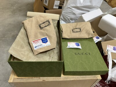 Gucci Shoe Green Box Dust Bags Drawstring Cotton Storage Bag Gucci Shoe Green Box Dust Bags Drawstring Cotton Storage Bag