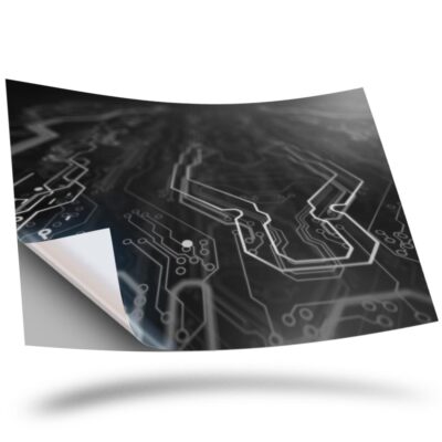 1 x Vinyl Sticker A2 - BW - Computer Chip Board #39770 | eBay UK
