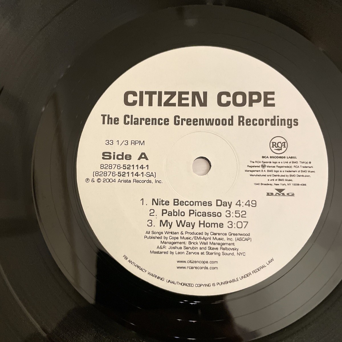 米2discs LP Citizen Cope Clarence Greenwood Recordings 82876521141 RCA /00520 Citizen Cope – The Clarence Greenwood Recordings – Vinyl