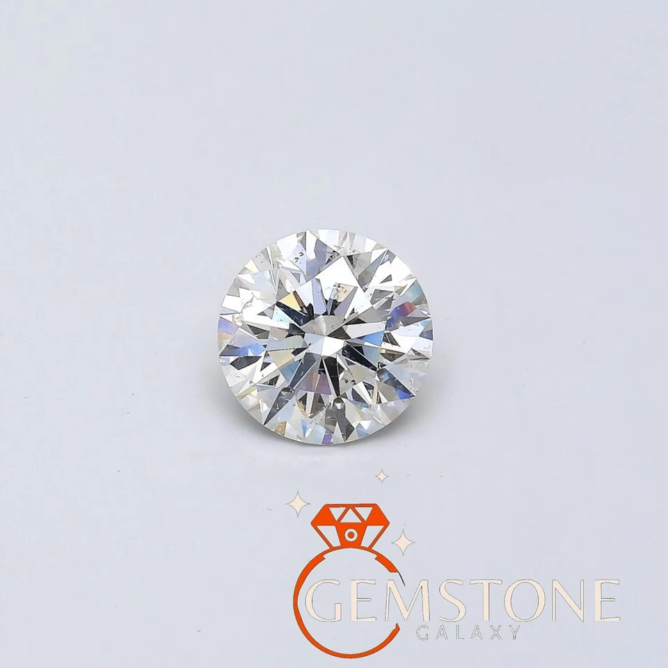 Natural 4 Ct Certified Lab Grown VVS1 D Color Diamond Round Cut Loose Gemstone - Image 4 of 4