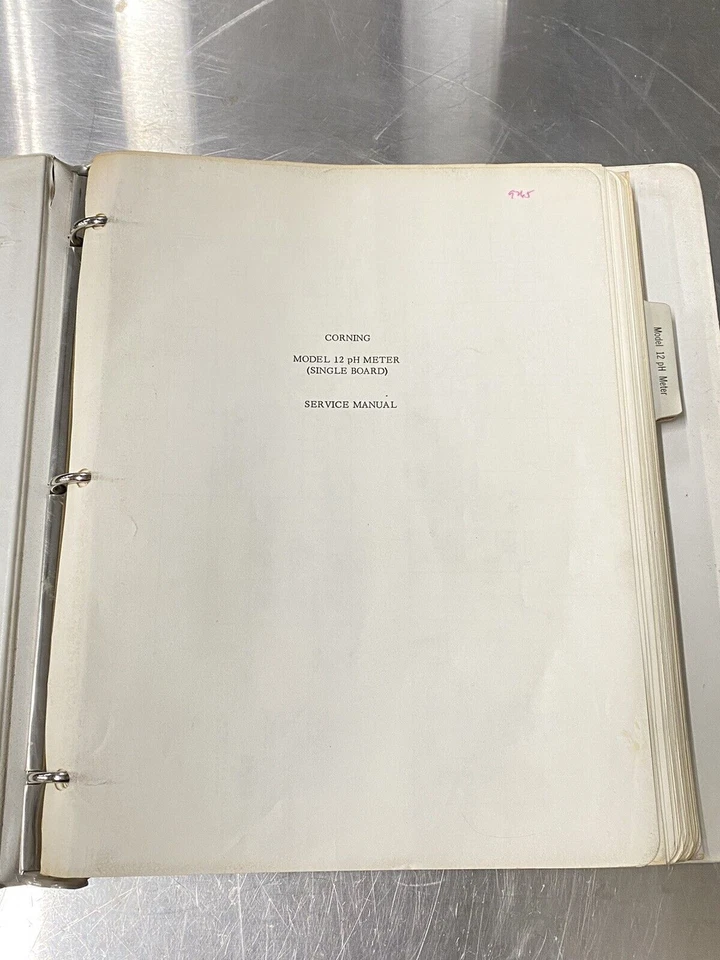 Medidor de 12 pH Corning - Guía del usuario / Libro de instrucciones / Manual Foto 2 de 4