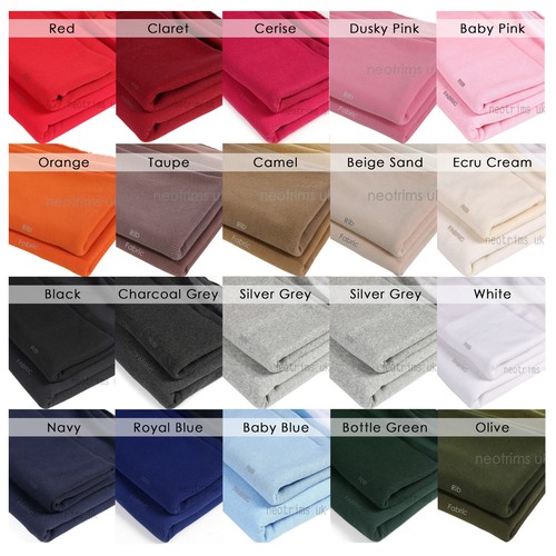 Sweatshirt Fleece Fabric and Matching Knit Rib Cuffing Hoddie Material Neotrims - Picture 2 of 61
