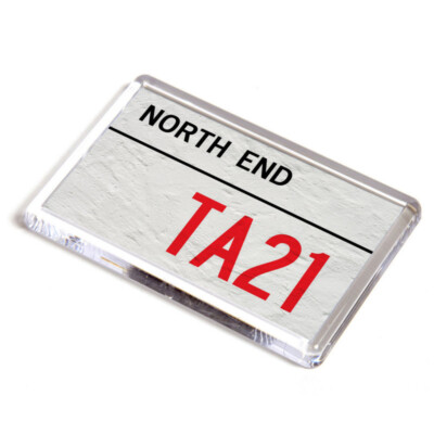 FRIDGE MAGNET - North End TA21 - UK Postcode