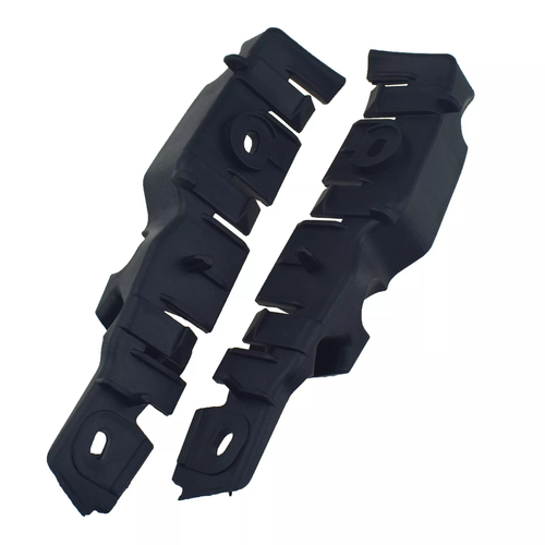 Juego De Soportes De Parachoques Delanteros Izquierdo Y Derecho Para BMW X3 E83 2004-2010 - Color Negro, Plástico, Instalación Directa