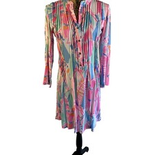 Lilly Pulitzer Women's XS Colorful Abstract Print Tunic Dress