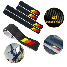 Rubber Car Rear Bumper Protector Trim Strip Trunk Sill Guard Scratch Pad Cover