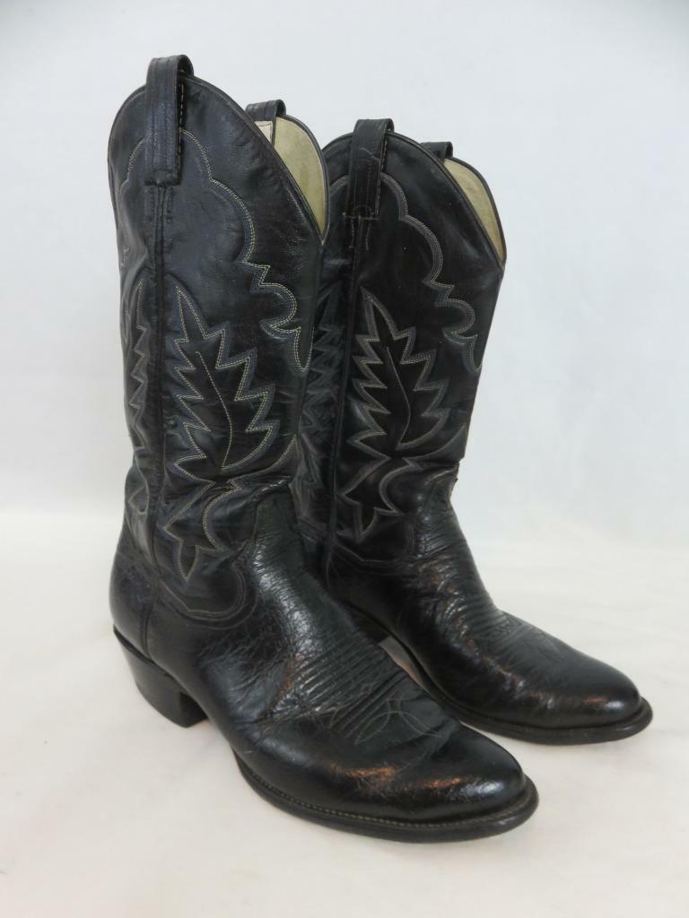Sanders Hand Crafted Western Cowboy Mens Boots Size 9… Gem