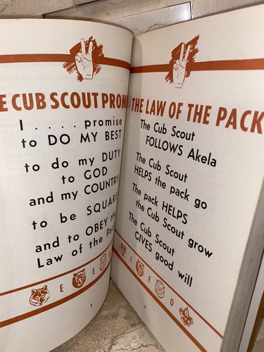 Vintage Cub Scout Book LION-WEBELOS 1954 Boy Scouts of America No. 3232 - Picture 4 of 5