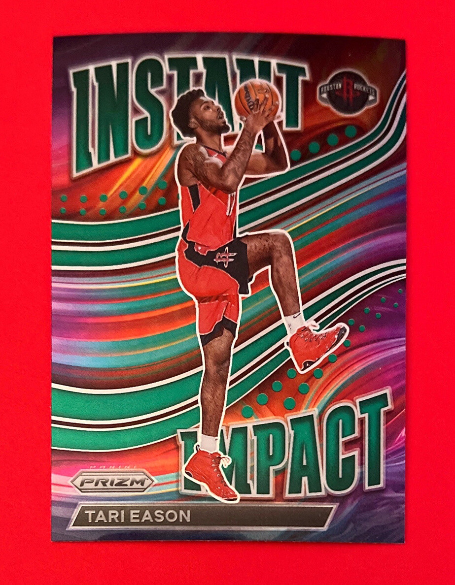 Tari Eason ~ 2022-23 Panini Prizm NBA ~ Instant Impact ~ Green Prizm Rookie RC