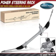 Power Steering Rack & Pinion Assembly for Toyota Corolla 2014-2019 L4 1.8L 2.0L