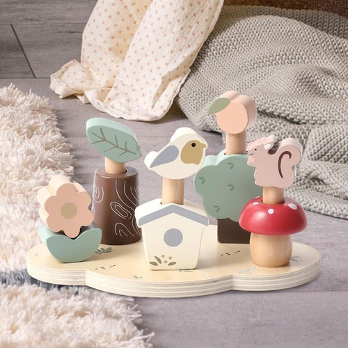 Stacking & Sorting Toy Cute Wood Toy for Kids Boys Girls 3 4 5 6 Years Old - Picture 7 of 7