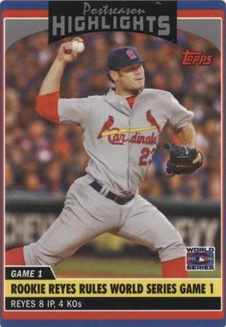 2006 Topps Updates & Highlights - Postseason Highlights Anthony Reyes # ...