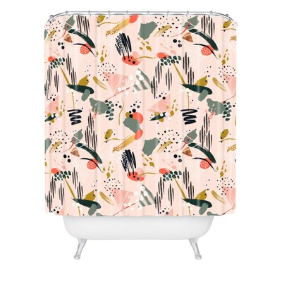 Deny Designs 2020 Shower Curtain, 72'' x 69'', Marta Barragan Camarasa Brushstr...