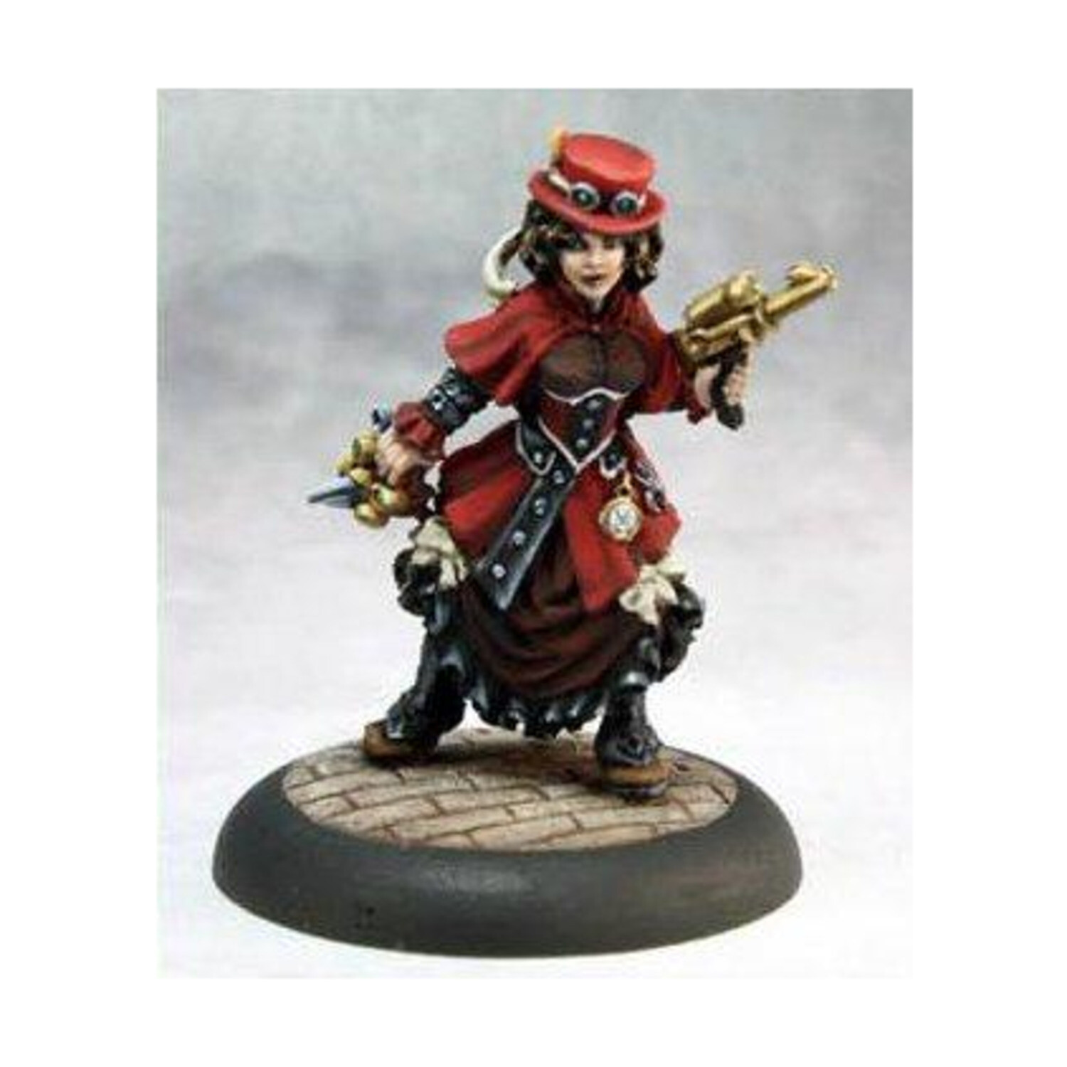 Reaper Miniatures 50304 – Chrono Rowena Van Graaf, Unbemalte Metall-Figur