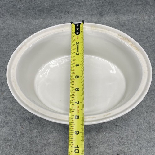 RARE Hall China Company VTG Pink Clover Oval Casserole dish #103 US - Picture 4 of 9