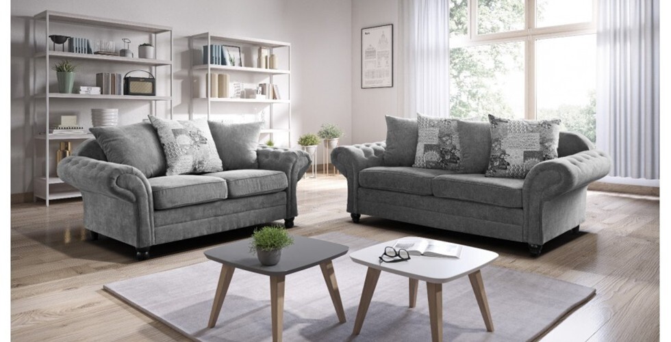 3+2 Seater Sofa Couch SALE OFFER Chesterfield Luxury Upholstered