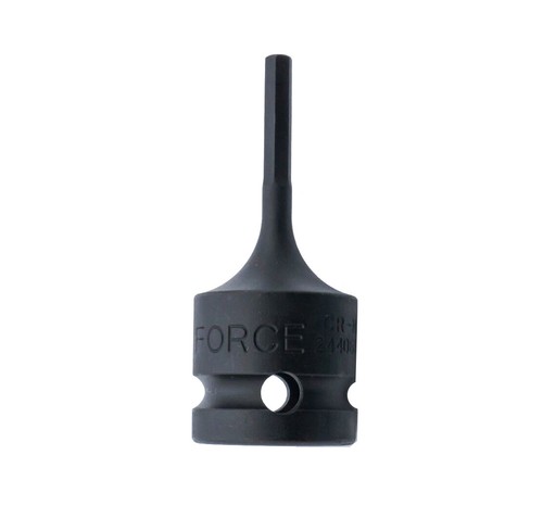 Force 244.. One-piece 1/2" Dr. Hex & Torx Impact Socket Bit 60mmL Individual - Picture 2 of 6