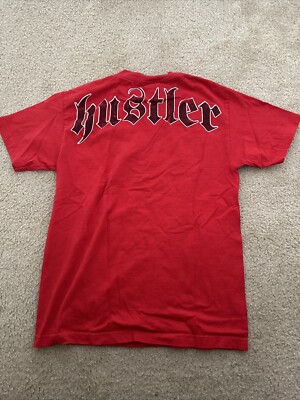 Vintage Hustler T Shirt Men Medium Hardcore Since '74 Red | eBay