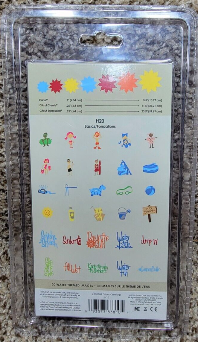 CRICUT "H2O" CARTRIDGE NEW 93573838101 eBay