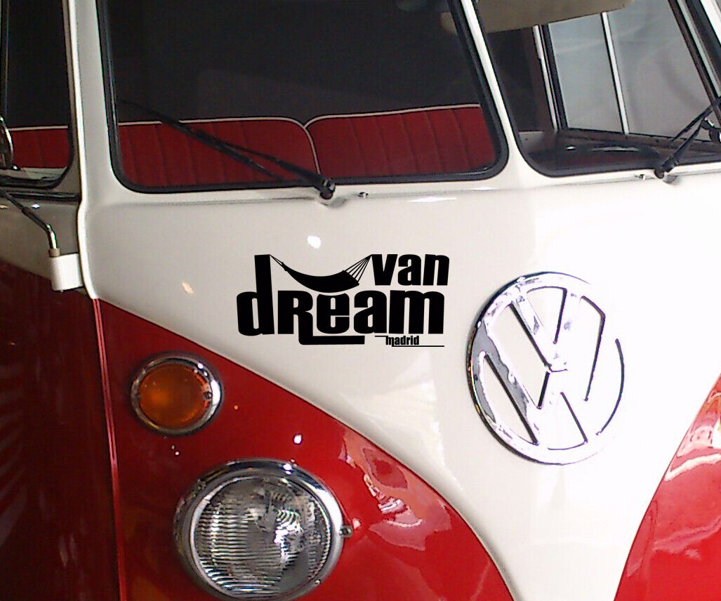 Vinilo decorativo #5033# VAN DREAM pegatina furgonetas coches camper