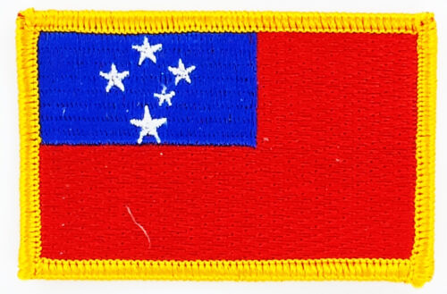 PARCHE Parche BANDERAS bandera bandera de Samoa bandera 7x4.5cm  - Imagen 1 de 1