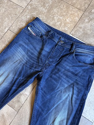 Mens Diesel WAYKEE RF006 Stretch Straight Blue Jeans W32 L30