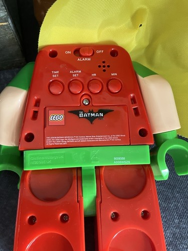 LEGO Batman - Robin 9" Mini-Figure Digital Alarm Clock #9009358 Retired TESTED - Picture 8 of 10