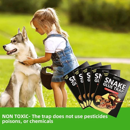 4 Pack 10" x 16" Large Snake Glue Traps with Enhanced Stickiness, Snake Rat Stic image 6