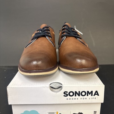 sonoma brown dress shoes Goods For Life Lochlan Cognac Lace Up Size 6 NWB light brown dress shoes