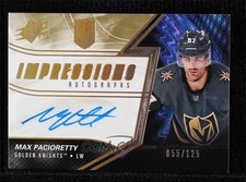 2018-19 SPx Impressions Auto Tier 2 55/125 Max Pacioretty #IA-MP Auto n1u