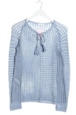 SMILLA Häkelpullover Damen Pullover Gr. DE 36 blau Casual-Look