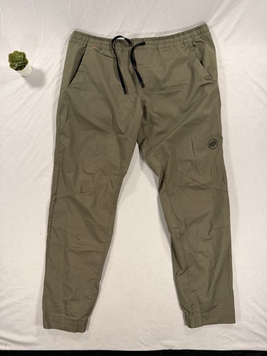 Mammut Camie Climbing Pants Women’s Size 40 US Green Baumwolle