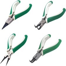 4 Pcs Mini Snap Ring Pliers Set Heavy Duty External/Internal Circlip Pliers with