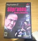 THQ The Sopranos: Road to Respect PS2 M NTSC-U/C Case Disc w/ Manual