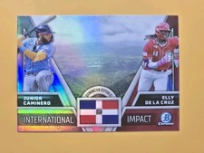 2024 Bowman Chrome - International Impact Elly De La Cruz, Junior Caminero...