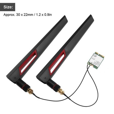 Wireless Network Card AX201NGW With AC88u Dual Band WIFI Antenna Ipex4 Conne SET