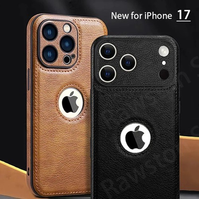 #ad #ad PU Leather Case for Apple iPhone 17Pro Max 11 12 13 14 15 16Plus Logo View Cover $11.99