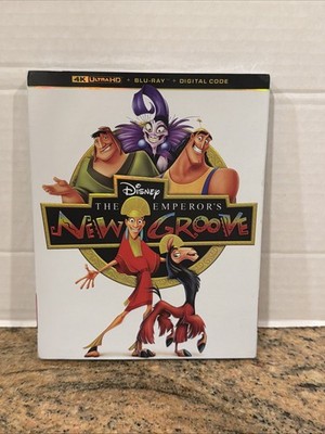 The Emperor's New Groove (4K Ultra HD UHD Blu-ray) NEW w/slipcover