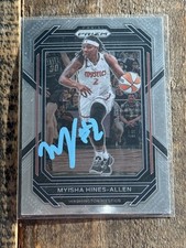 2024 Panini WNBA Prizm Myisha Hines-Allen #86 Base Signed IP Autograph