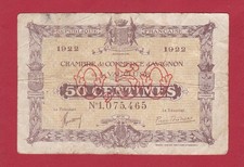 FRANCE - Ch.de Com. d'AVIGNON et de VAUCLUSE 50 Centimes Note 1922 - a/F - LOOK!