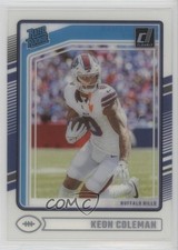 2024 Panini Clearly Donruss Rated Rookie Keon Coleman #67 1g2w