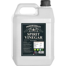 Distilled White Spirit Vinegar 5% Acidity 5Litre for Cleaning/ Pickling/ Cooking 1.40 per litre