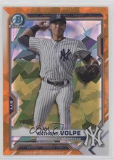 2021 Bowman Sapphire Chrome Prospects Orange Refractor 20/75 Anthony Volpe 0to6